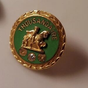 Vintage 10k Paul Revere Insurance Company Thousandaire Svc Award Pin VERY RARE!